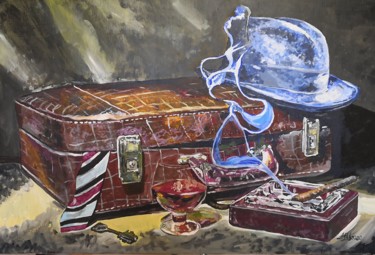Картина под названием "Return home" - Andrey Schukin, Подлинное произведение искусства, Акрил