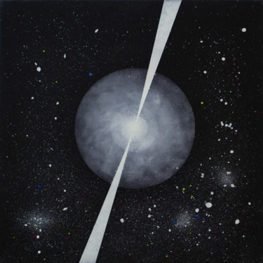 Картина под названием "Pulsar" - Andrii Katrych, Подлинное произведение искусства, Акрил