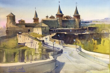 Painting titled "Watercolor painting…" by Andrii Kovalyk, Original Artwork, Watercolor