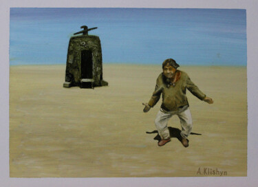 Pintura titulada "Приветствие" por Andriy Klishyn, Obra de arte original, Oleo