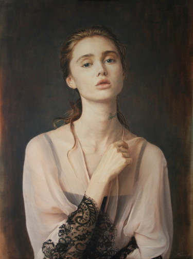 Peinture intitulée "Aliya" par Andriy Markiv, Œuvre d'art originale, Huile