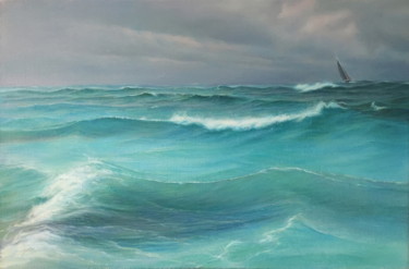 "In storm" başlıklı Tablo Andriy Markiv tarafından, Orijinal sanat, Petrol