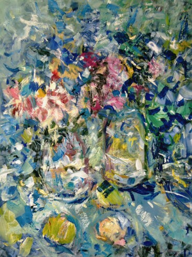 Malarstwo zatytułowany „Po deszczu” autorstwa Andrzej Lawrenc (Eryk Maler), Oryginalna praca, Olej
