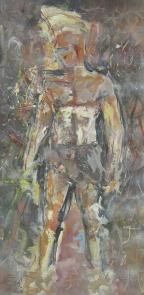 Pintura titulada "Achilles" por Andrzej Lawrenc (Eryk Maler), Obra de arte original, Oleo