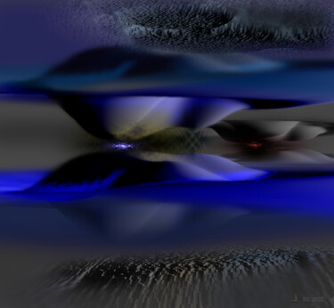 「Dark Matter」というタイトルのデジタルアーツ Andrzej Malągによって, オリジナルのアートワーク, デジタル絵画