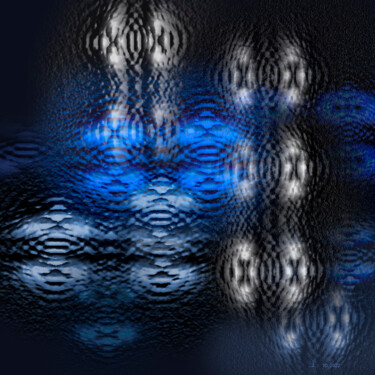 Digitale Kunst mit dem Titel "Loops and Strings 3" von Andrzej Maląg, Original-Kunstwerk, Digitale Malerei