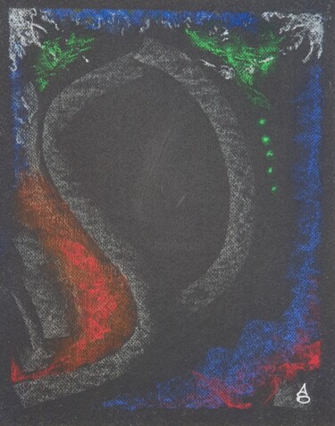 Картина под названием "Cosmogonicas 02" - Andrzej Szkandera, Подлинное произведение искусства, Пастель
