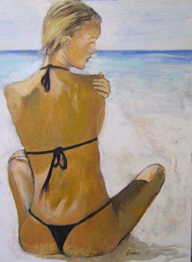Painting titled "mannequin-5.jpg" by Andy Hudson, Original Artwork, Oil