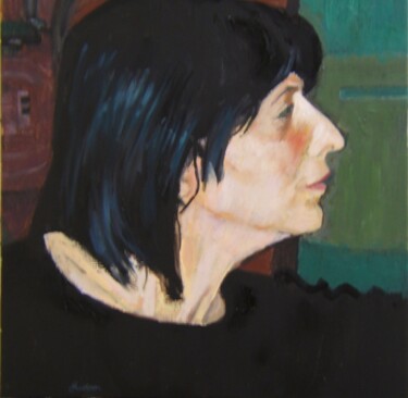 Painting titled "Nathalie -3" by Andy Hudson, Original Artwork, Oil