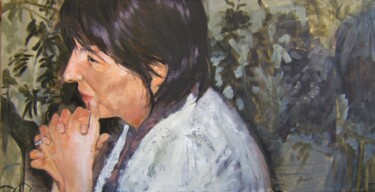Painting titled "Nathalie -4" by Andy Hudson, Original Artwork, Oil