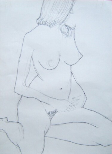 Drawing titled "Manon" by Andy Hudson, Original Artwork, Other