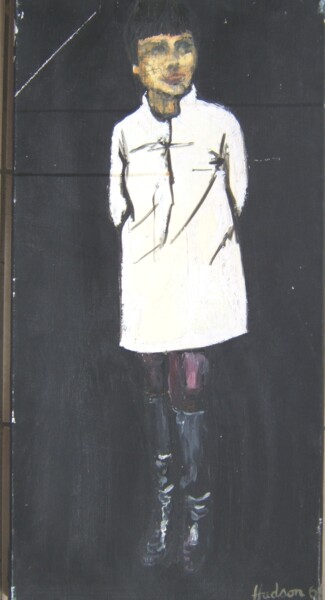 Картина под названием "Annette - 1st portr…" - Andy Hudson, Подлинное произведение искусства, Масло