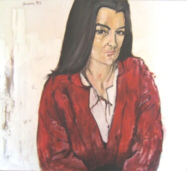 Painting titled "Rachael" by Andy Hudson, Original Artwork, Oil