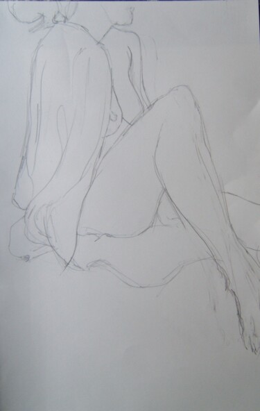 Drawing titled "unnamed model" by Andy Hudson, Original Artwork, Pencil