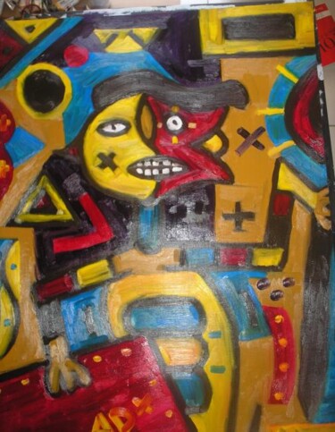 Malerei mit dem Titel "le torero" von Andy Pilgrimm, Original-Kunstwerk
