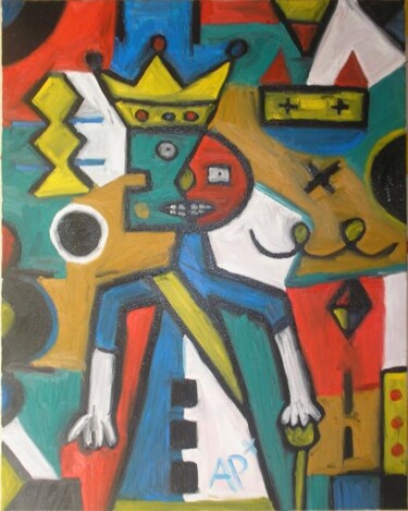 Peinture intitulée "roi" par Andy Pilgrimm, Œuvre d'art originale
