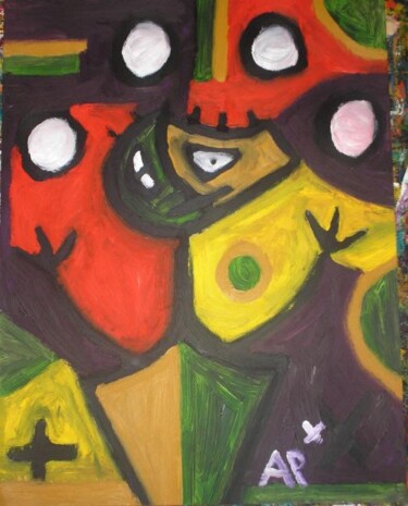 Painting titled "jongleur" by Andy Pilgrimm, Original Artwork