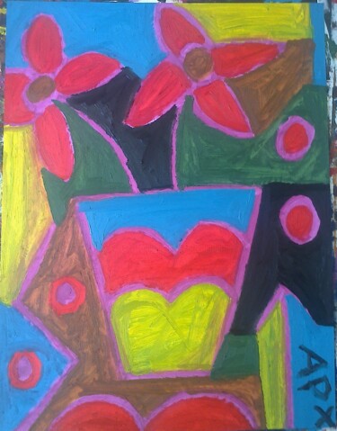 Peinture intitulée "bouquet5.jpg" par Andy Pilgrimm, Œuvre d'art originale