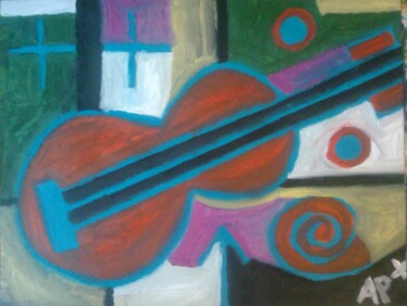 Peinture intitulée "guitare9.jpg" par Andy Pilgrimm, Œuvre d'art originale, Autre