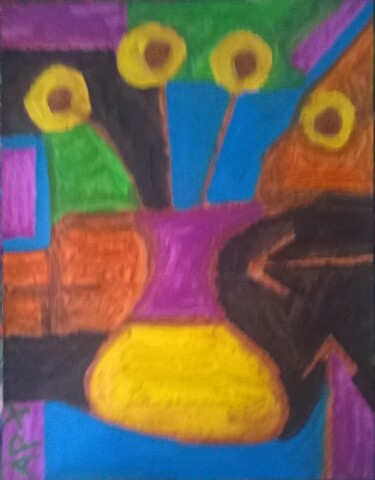 Peinture intitulée "bouquet11.jpg" par Andy Pilgrimm, Œuvre d'art originale, Huile