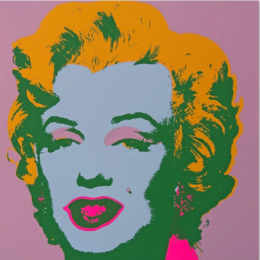 "ANDY WARHOL Marilyn…" başlıklı Baskıresim Andy Warhol tarafından, Orijinal sanat, Serigrafi