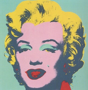 Druckgrafik mit dem Titel "Warhol MARILYN" von Andy Warhol, Original-Kunstwerk