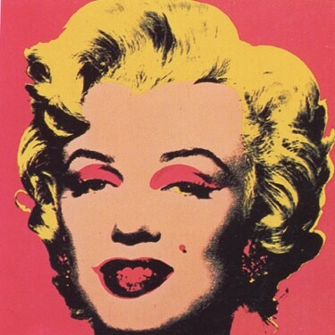 Druckgrafik mit dem Titel "Warhol MARILYN" von Andy Warhol, Original-Kunstwerk
