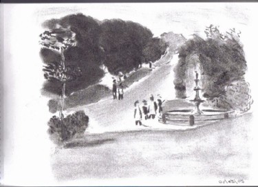 Drawing titled "Corporation park 2" by Anndy Reay, Original Artwork