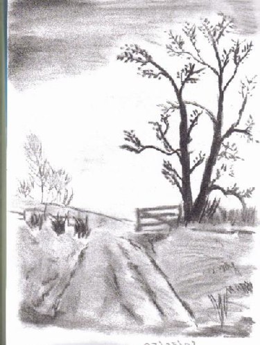 Drawing titled "Countryside" by Anndy Reay, Original Artwork