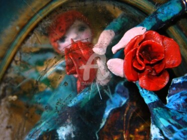 Photographie intitulée "Rose Rouge" par Anesofie Créations, Œuvre d'art originale