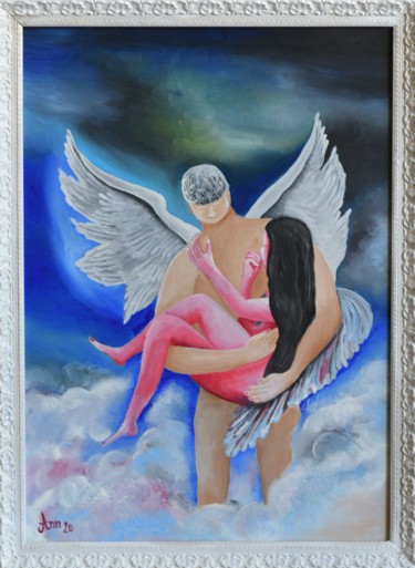 Painting titled "You And Me" by Aneta Horská (Ann), Original Artwork, Oil