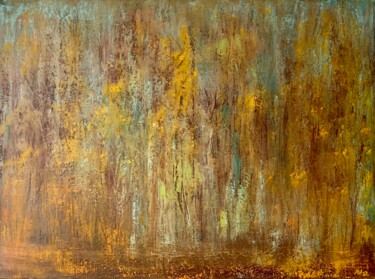 Painting titled "Autumn Synposis" by Anet Verdonk, Original Artwork, Oil