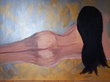 Schilderij getiteld "Kobiece piękno" door Anett Blan, Origineel Kunstwerk, Acryl