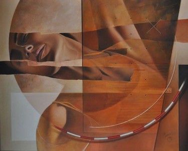 Peinture intitulée "aun-sin-buscar-enco…" par Vito Ascencio, Œuvre d'art originale, Huile