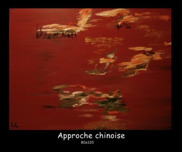 Painting titled "Approche chinoise" by Laurence Sancho, Original Artwork