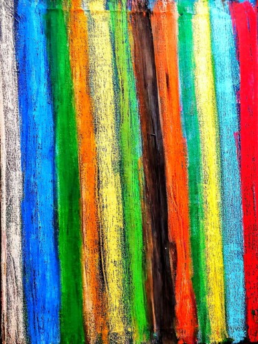 Pittura intitolato "Colorins" da Abarrosso, Opera d'arte originale, Acrilico
