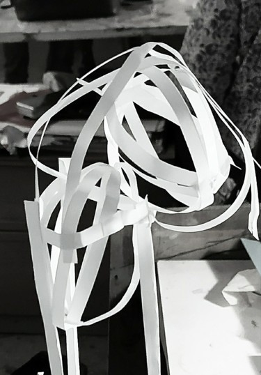 Sculpture titled "Conill" by Abarrosso, Original Artwork, Paper