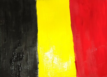 Painting titled "BELGIUM" by Abarrosso, Original Artwork, Acrylic