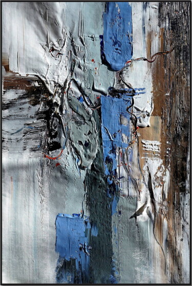 Pittura intitolato "Vivid Undertows" da Angel Chau, Opera d'arte originale, Acrilico Montato su Telaio per barella in legno