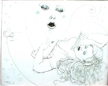 Drawing titled ""LOLITA"" by Angel Rengell, Original Artwork, Other