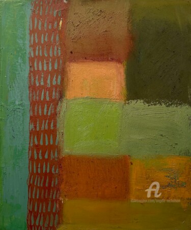 Painting titled "For Carlo Scarpa #4" by Angela Nicholson, Original Artwork, Oil
