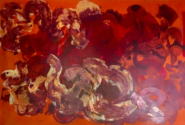 Ζωγραφική με τίτλο "Devorador de sueños" από Angela Ortiz, Αυθεντικά έργα τέχνης, Ακρυλικό Τοποθετήθηκε στο Ξύλινο φορείο σκ…