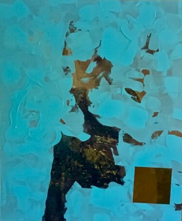 「MUJER OCULTA」というタイトルの絵画 Angela Ortizによって, オリジナルのアートワーク, アクリル アルミニウムにマウント