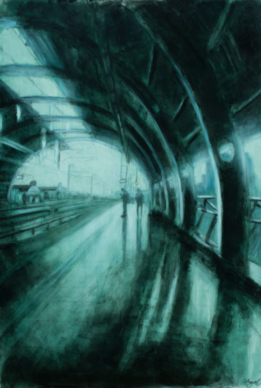 Waiting In Vain Painting titled "Waiting In Vain" by Angela Suto, Original Art, Oil