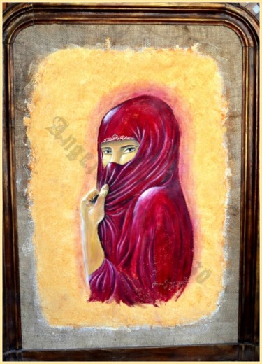 Malerei mit dem Titel "Arabesque" von Angela Impagliazzo, Original-Kunstwerk, Öl