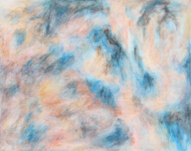 Pintura intitulada "Sky/Dreaming/Sunset" por Angelica Fom, Obras de arte originais, Acrílico
