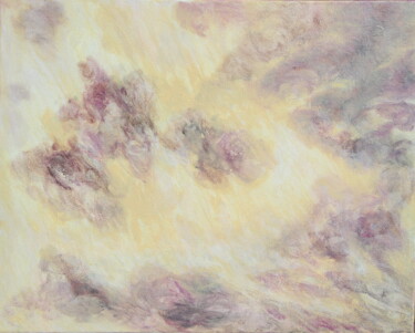 Malerei mit dem Titel "Sky/Clouds/A dream" von Angelica Fom, Original-Kunstwerk, Acryl
