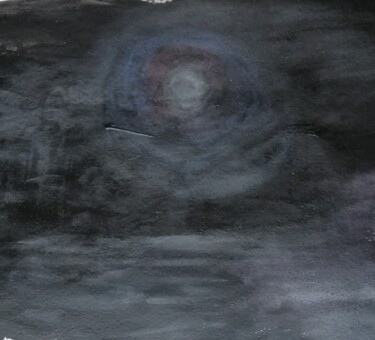 Schilderij getiteld "Magic moon" door Angelica Fom, Origineel Kunstwerk, Acryl