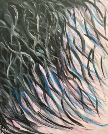 Painting titled "Enchanted branches" by Angelica Fom, Original Artwork, Acrylic