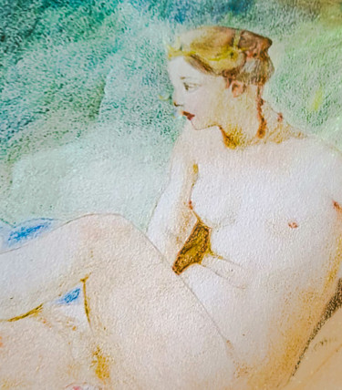 Pittura intitolato "Riproduzione del pa…" da Creative Angie, Opera d'arte originale, Matita